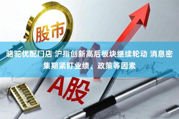 骆驼优配门店 沪指创新高后板块继续轮动 消息密集期紧盯业绩、政策等因素