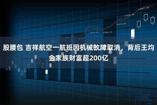 股腰包 吉祥航空一航班因机械故障取消，背后王均金家族财富超200亿