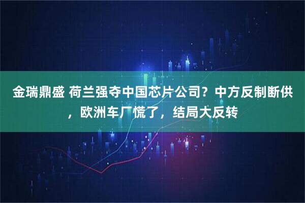 金瑞鼎盛 荷兰强夺中国芯片公司？中方反制断供，欧洲车厂慌了，结局大反转